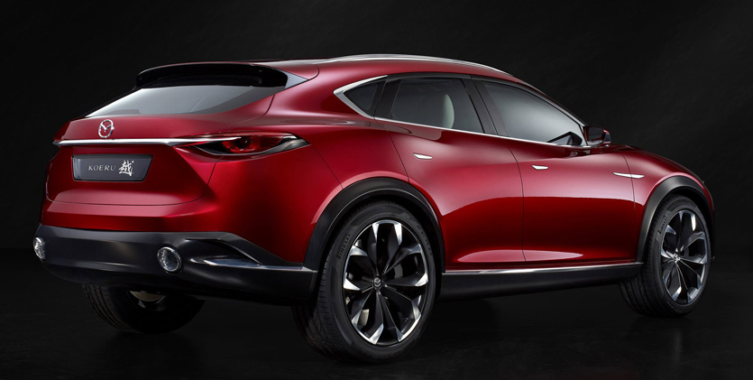 mazda CX9 tampak belakang 