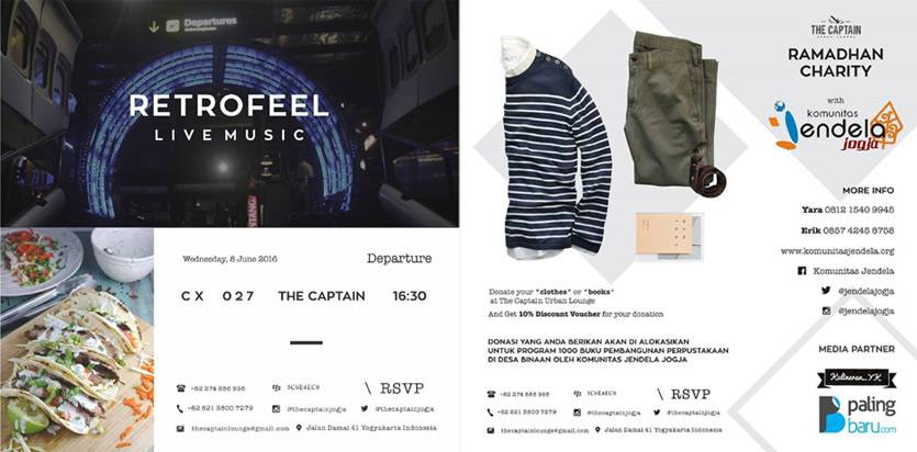 The Captain Urban Lounge Mengadakan Acara Amal dan Promo Selama Bulan Ramadan, Lho!